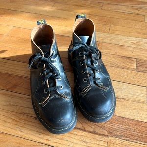 Dr. Marten Church Leather Monkey Boots